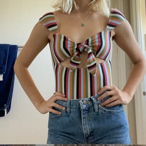 Stripey bodysuit